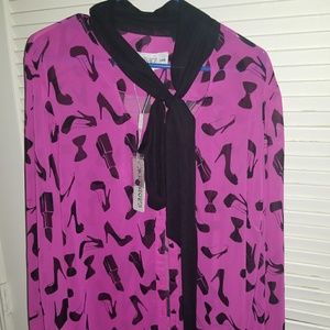 Kardashian Kurves Sheer Blouse